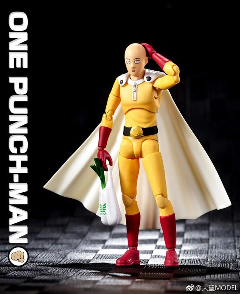 GT Toys Saitama 1/12 Action Figure 6in Model Collectible - Image 2 of 4