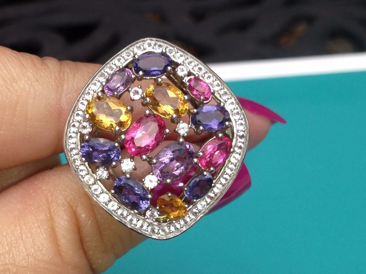 Hsn gemstone best sale rings