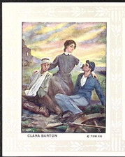 1940s J.C. Walker & Son Feed Fertilizer  KINZER PA Clara Barton Ink Blotter