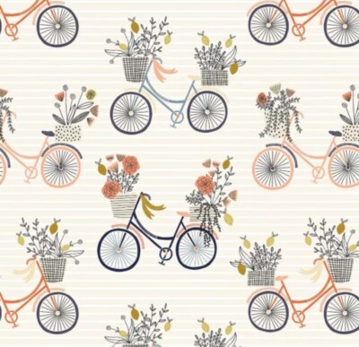 Summer In The Cotswolds Evening Ride Paradise Metallic Fabric, By The Yard