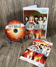 Disney Sing It Pop Hits (Nintendo Wii 2009) Video Game, Case and Manual