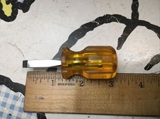 VACO Stubby Slotted Screwdriver A132 1/4" Wide Tip Made in USA