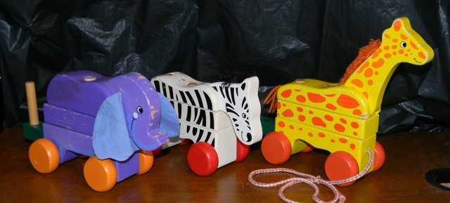 melissa and doug pull along zoo