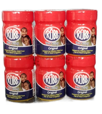 6 x ROBB Original Ointment Effective Relief from Pain & Nasal Congestion 25g