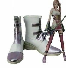 Final Fantasy XIII FF13 Serah Farron Cosplay Shoes Boots Custom Made 