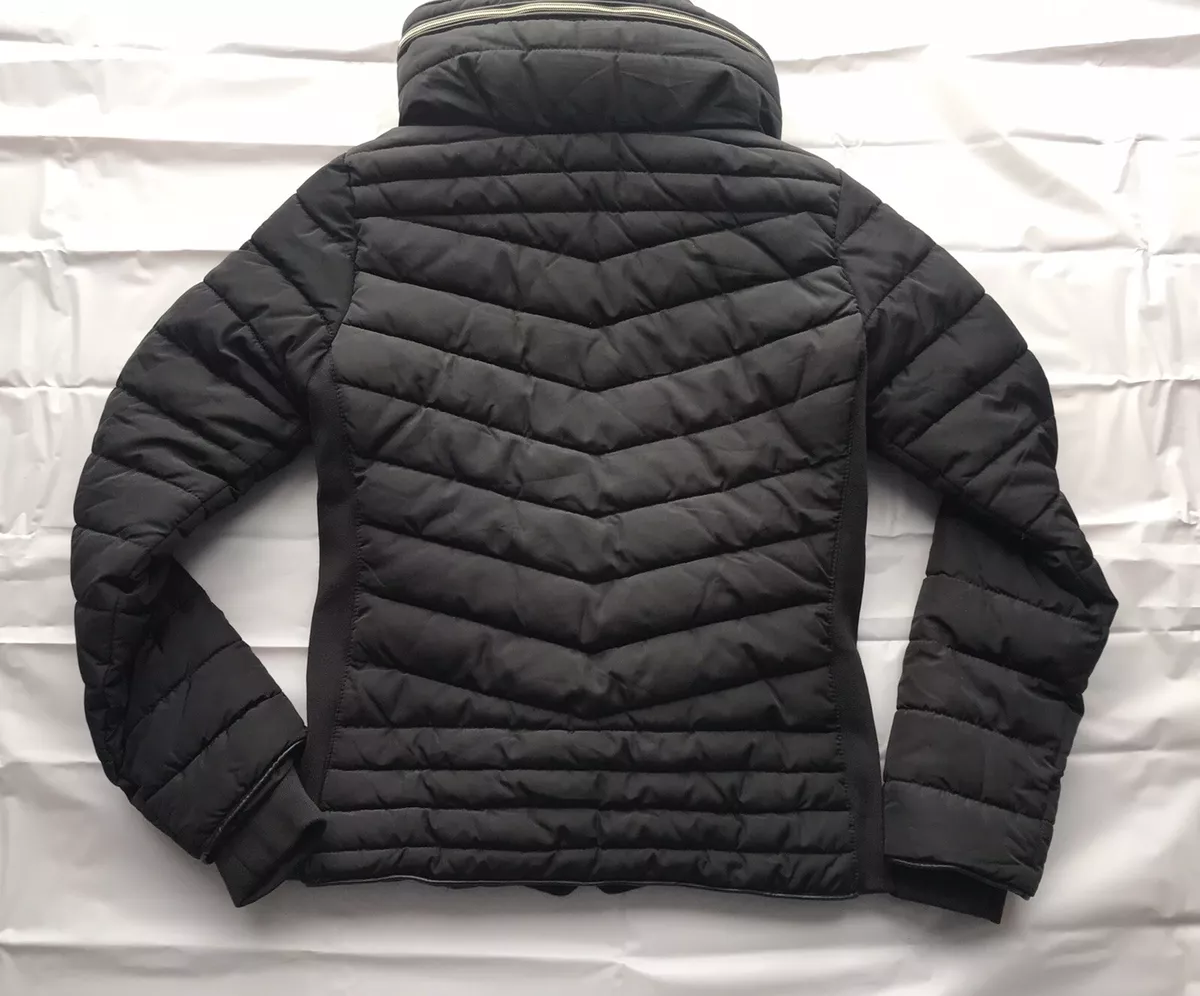 Greenlander Womens Size Small Black Full Zip Hooded Lined Jacket