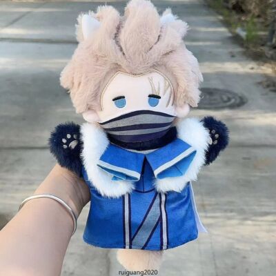 Game Identity V Hermit Cosplay Hand Puppet Plush Movable Finger Doll Toy 25cm