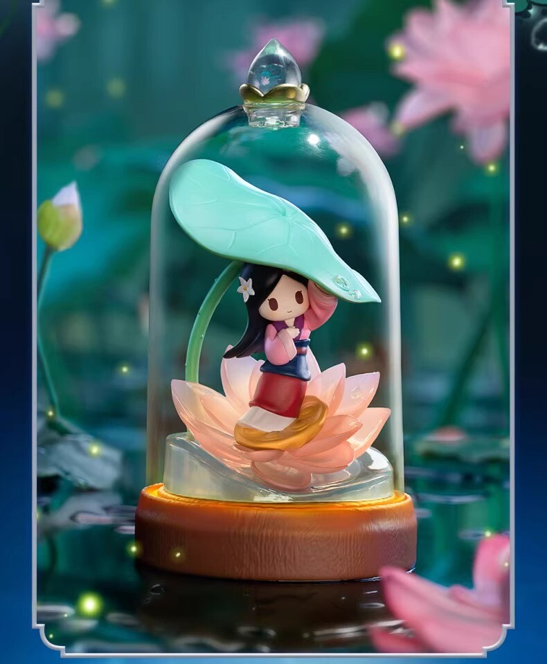 52Toys フラワーシャドー 7種セット 52TOYS Disney Princess Glaze Flower Shadow Series Blind box
