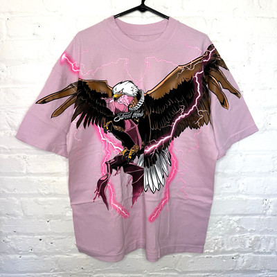 Street Mob Thunder Eagle T-Shirt Chino Pacas Fuerza Regida Que Onda - Sz Small