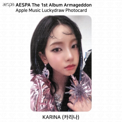 Aespa The 1st Album Armageddon Apple Music Makestar M2u Luckydraw