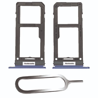 SAMSUNG GALAXY NOTE 8 N950 SIM KARTEN HALTER TRAY ADAPTER FACH SLOT DEEPSEA BLUE