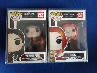 Funko Games The Witcher III YENNEFER #152 e TRISS #153 VAULTED + HARD PROTECTOR