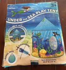 Play Tent for Kids USA Toyz Under the Sea Indoor / Outdoor New In  Box FREE SHIP
