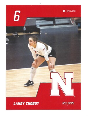 Laney Choboy 2023 Nebraska Cornhuskers Volleyball ONIT #6 RC ROOKIE Card Husker