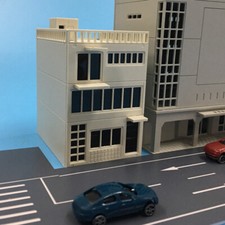 1/87 HO/ N Scale Outland Model Train Railway Shop Cottage Building Scenery Model
