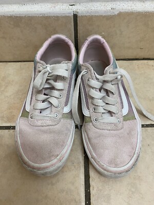 vans ward glitter rainbow