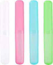 4 Pack Toothbrush Travel Case Portable Toothbrush Container for Bathroom Camping