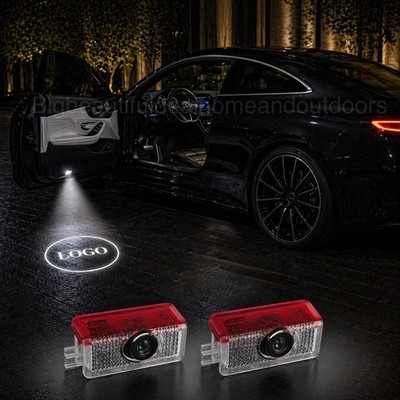 2x LED Door Courtesy Welcome Lights Ghost Shadow Projector Car Lamp Pair MB