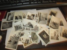 Lot of 35 Vintage Photos WW2 Era Soldiers FAMILY COMRADES STUDIO 1