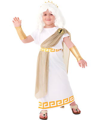 Halloween Kinder Griechische Toga Rom Caesar Römische Robe Kostüm Gr.M 128 - 154