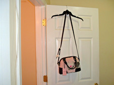 New w/Tags Juicy Couture Pink Diamond Heritage Satchel Velour w/Adjustable Strap