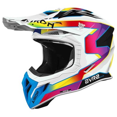 Airoh Aviator Ace 2 Sunrise weiss gelb lila Gr. XL 61/62