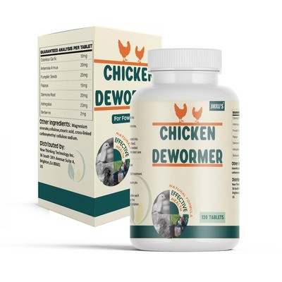 Chicken Dewormer, All Natural Formula Poultry Dewormer Pill, Safeguard Chicke...