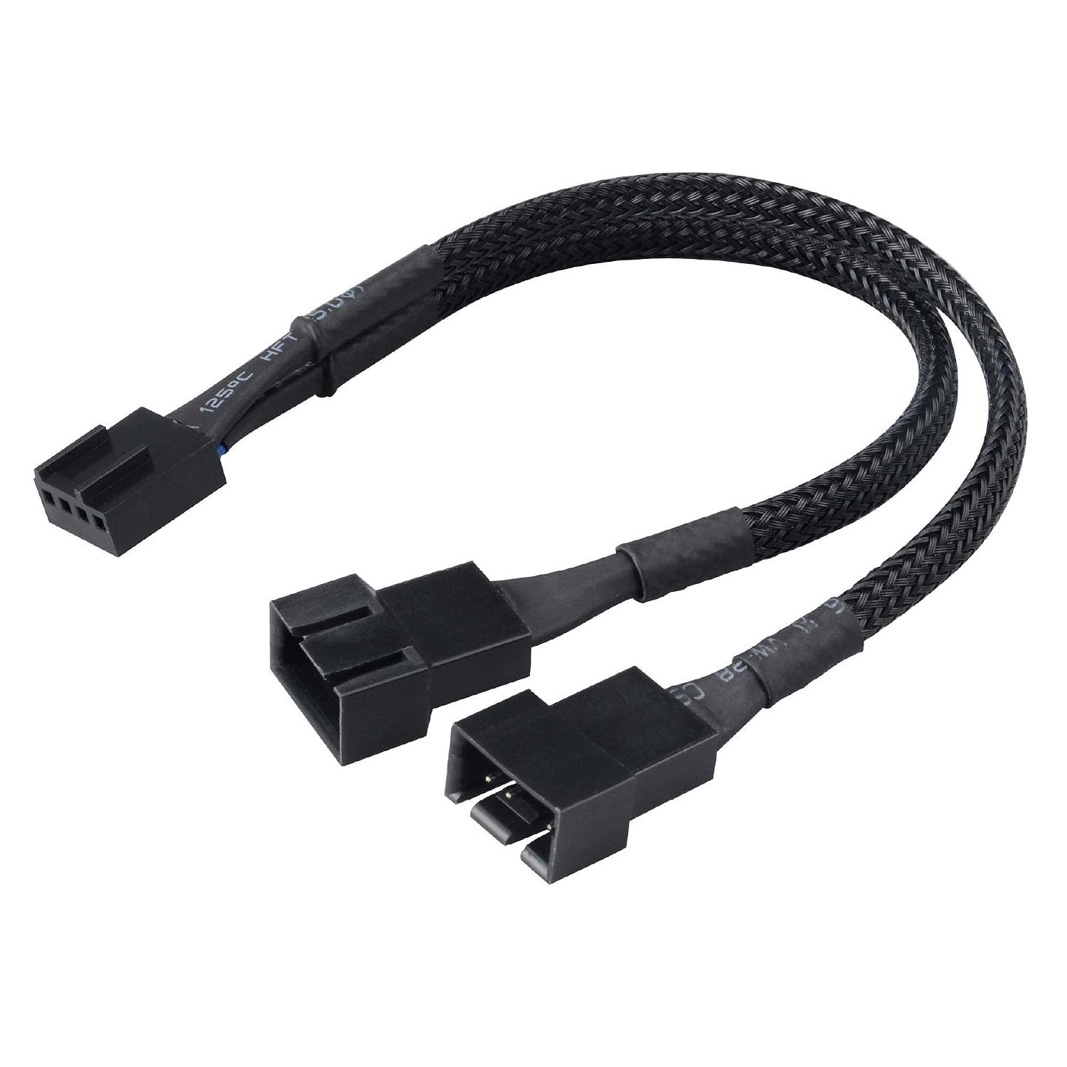 Akasa PWM Fan Splitter 2 x 4-Pin PWM Fans from one Motherboard 4 Pin PWM Header - Image 2