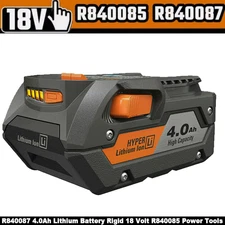 For Ridgid R840087 18V MAX Output 4.0 Ah Battery Compact Hyper R840085 AC840040P