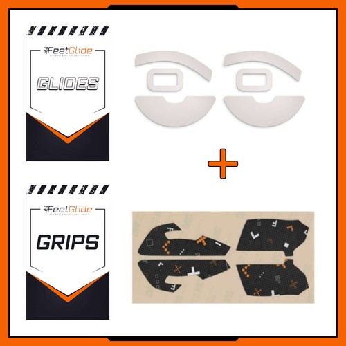 FeetGlide PTFE Mouse Skates & Grip Tape Bundle for Razer Viper / Viper 8KHz - 第 1/5 張圖片