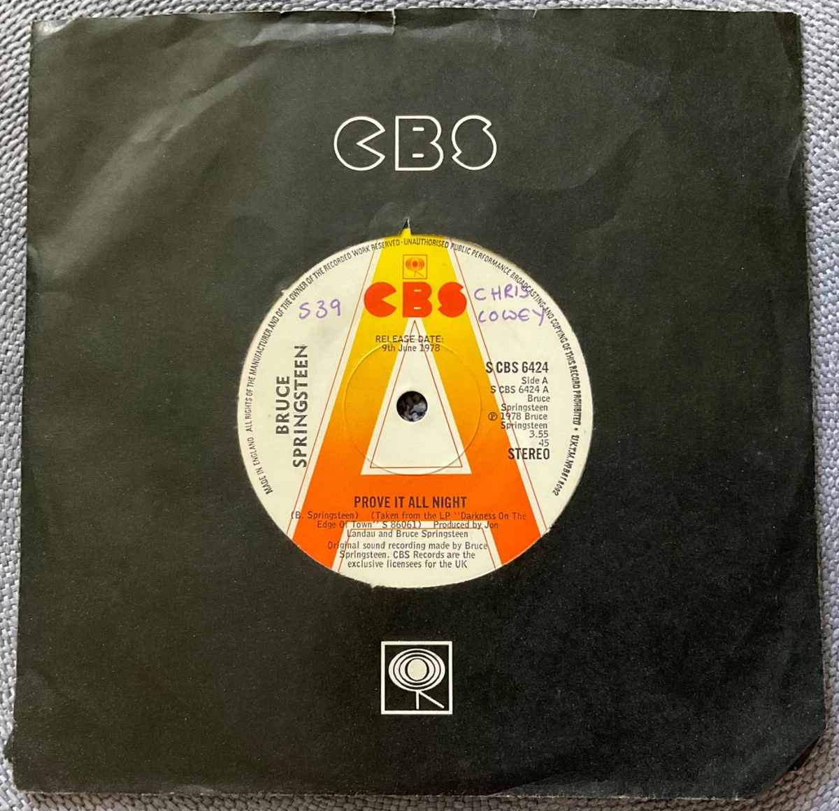Bruce Springsteen First Pressing Vinyl Records for sale | eBay
