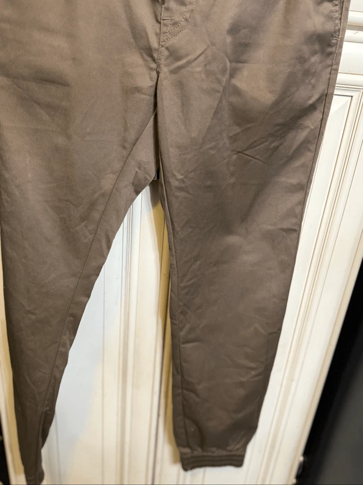 Volcom Youth Boys True To This Drawstring Frickin Slim Jogger Pants Khaki Sz 14Y - Image 4 of 4