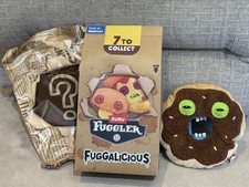 New Fuggler Fuggalicious Chocolate Covered Sprinkle Donut 9" Plush Food Dessert