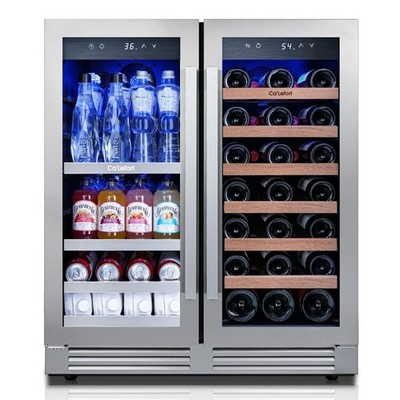 Ca'Lefort 30'' Wine Beverage Cooler Fridge Home Cellar 80 Can 33 Bottle 36-72°F