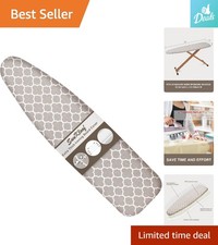 15"x54" Luxury Ironing Board Cover & Pad - Wrinkle-Free, Eco-Friendly Fabric