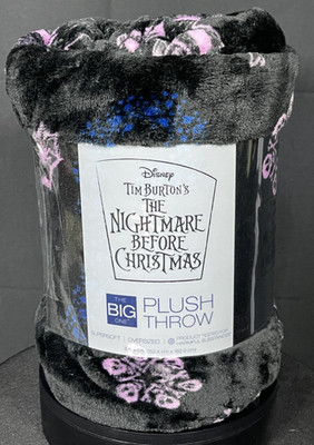The Big One Oversized Nightmare Before Christmas Plush Throw Blanket - 5ft x 6ft