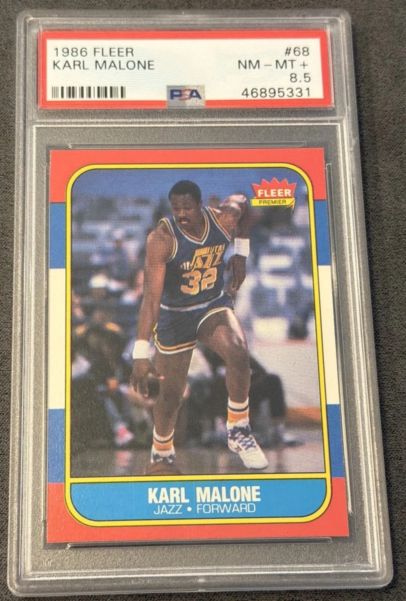 Fleer Karl Malone Basketball Rookie Sports Trading Cards