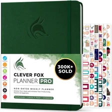 Clever Fox Planner PRO – Weekly & Monthly Life Planner to Increase Productivi...