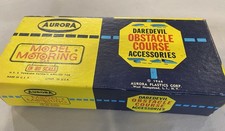 AURORA 1593 DAREDEVIL 8 PIECE OBSTACLE COURSE ACCESSORIES WITH BOX 1966