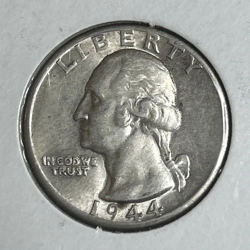 1944-D Washington Quarter / 90% Silver / AU