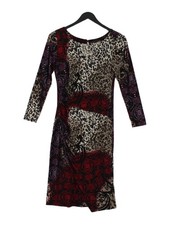 Maille Demoiselle Bodycon Midi Dress S in Black