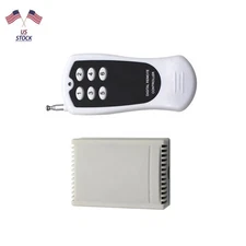 6CH Channel Relay RF Wireless Remote Control Switch Transmitter Receiver Set