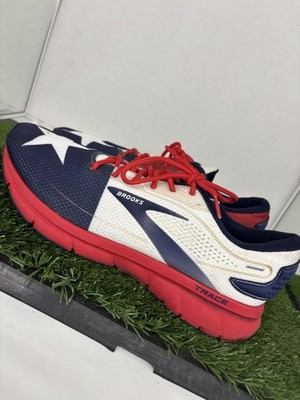Brooks Trace 2 Women's Running Shoe Sz 10.5 Red/White/Navy