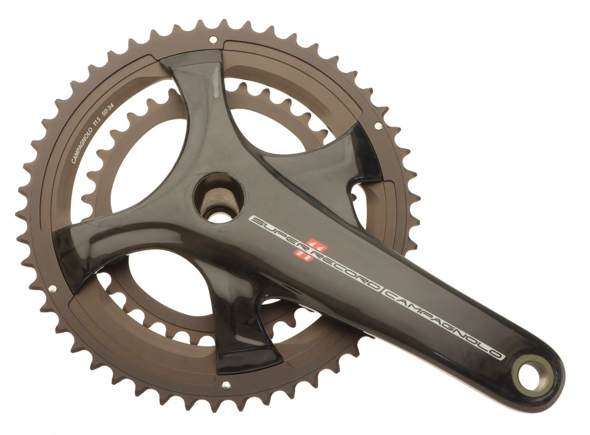 Campagnolo Super Record Titanium Crankset 50/34T 11 Compact 172.5
