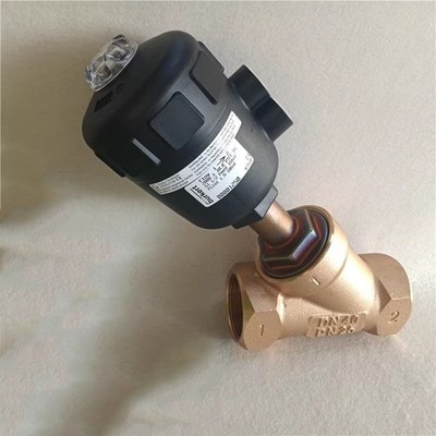 NEU Burkert 2000 Angle Seat Valve 00001250 DN40 Brass