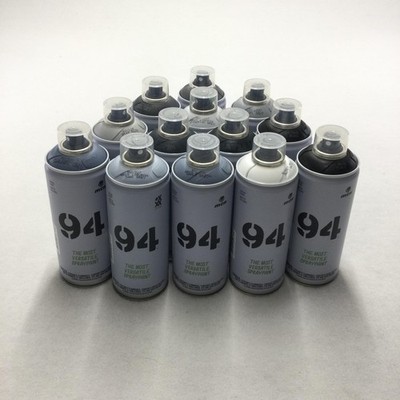 Montana MTN 94 Spray Paint 400ml Cans Lot of 13 Neutral Colors Graffiti Art DIY