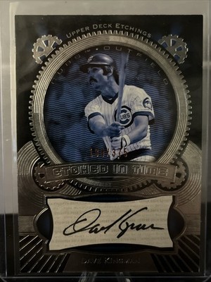 2004 Upper Deck Etchings - Etched in Time Autographs Dave Kingman #ET-DK 134/375