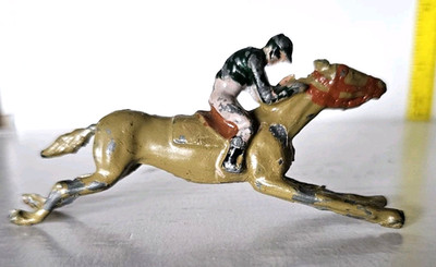 JOCKEY ON RACE HORSE CHAD VALLEY BRITAINS TIMPO JOHILLCO CHERILEA CHARBENS