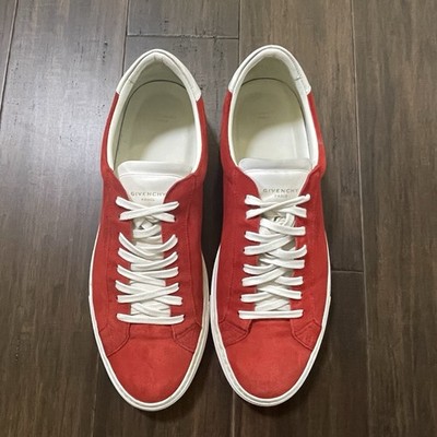 Givenchy Men's Urban Street Leather Suede Knot Low Top Sneakers Size 45 US 12