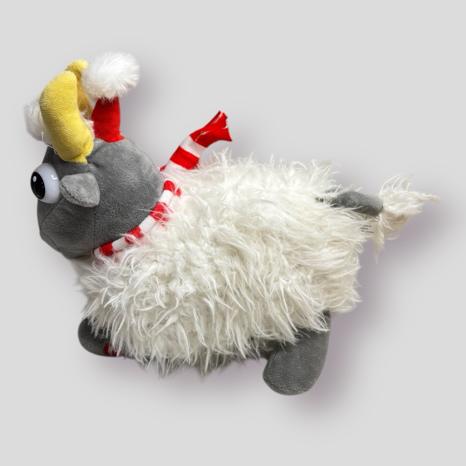 Hallmark Screaming Goat Musical Deck The Halls Plush Christmas PARTIALLY WORKS